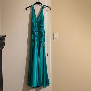 Cyan/green Prom/Special Occassion Dress Size 3